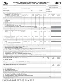 762 Virginia Form