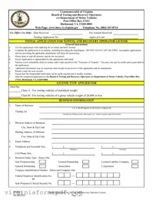 Virginia Btro 1 Form