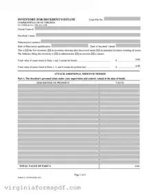 Virginia Estate Cc 1670 Form