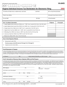 Virginia Va 8453 Form