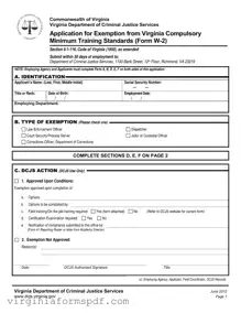 Virginia W 2 Form
